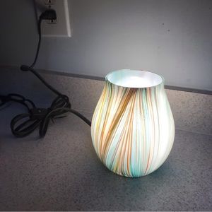 Intertek Handblown Art Glass Encased Electric Lamp-Night LightM# BH46-060-999-04